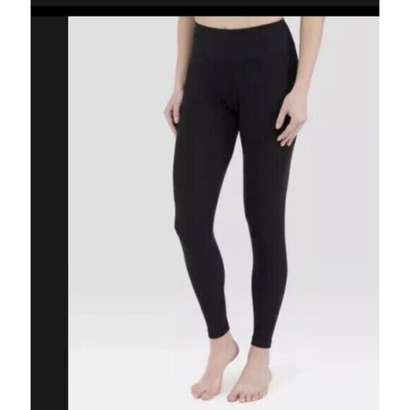 WANDER BY HOTTITTIES THE COZY LEGGING BLACK NWT HEAVYWEIGHT WARM SZ L - Picture 2 of 2
